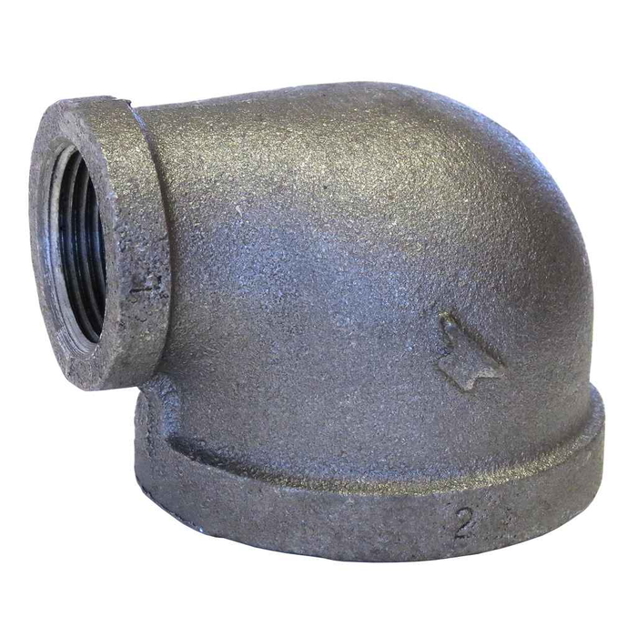 ASC Engineered Solutions 21/2X2 BLK MI 90 ELL