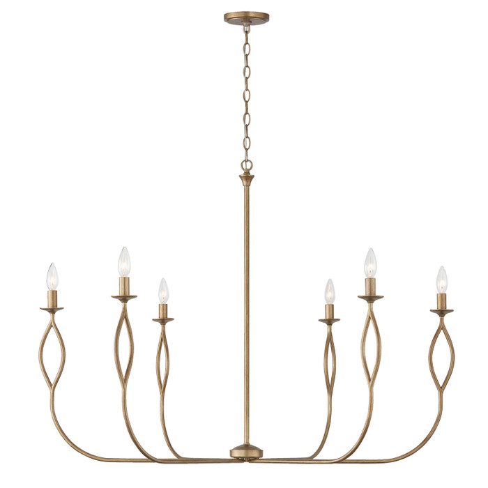 Capital Lighting CAP-452563 Cohen Transitional 6-Light Chandelier