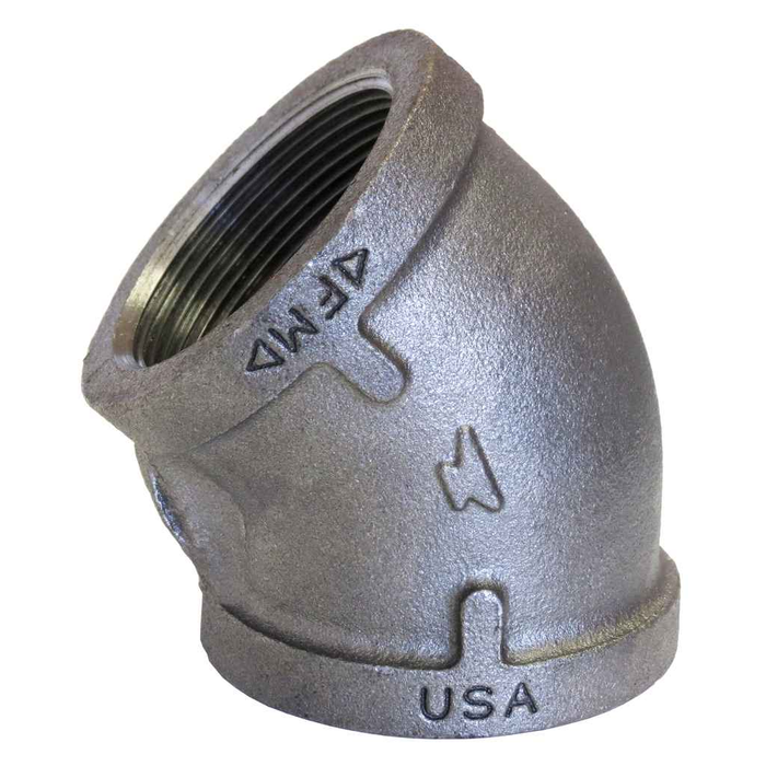 ASC Engineered Solutions 21/2 GALV MI 45 ELL