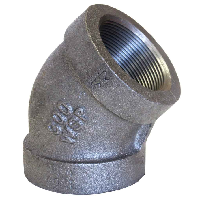 ASC Engineered Solutions 11/2 XH BLK MI 45 ELL
