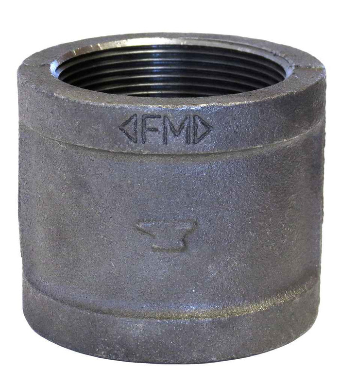 ASC Engineered Solutions 3/8 BLK MI COUPLING