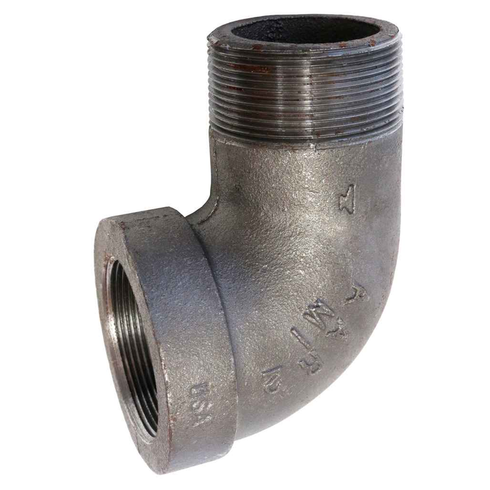 ASC Engineered Solutions 3/4 XH BLK MI 90 STR ELL