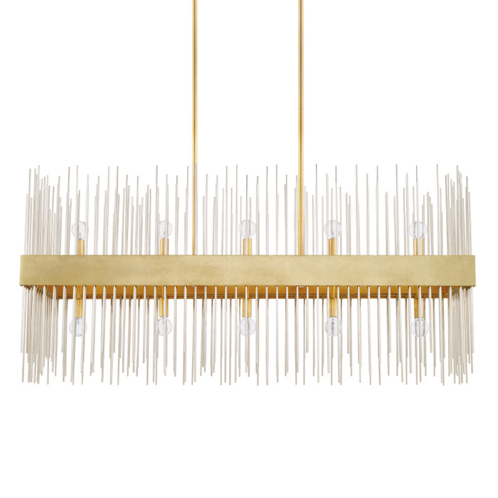 Capital Lighting CAP-825401 Lena Modern 10-Light-Linear Chandelier