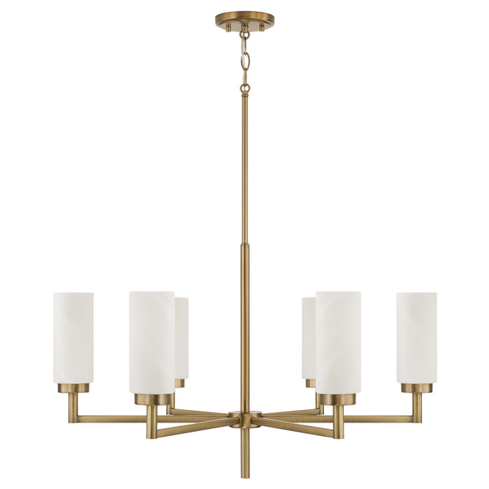 Capital Lighting CAP-451761 Alyssa Transitional 6-Light Chandelier