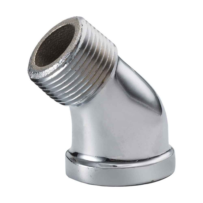 Merit Brass Chrome Plated Fitting, 3/4" 125# CP LEADED BR 45 STREET ELL B456