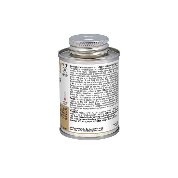 OATEY 30750 4 oz. Clear Primer