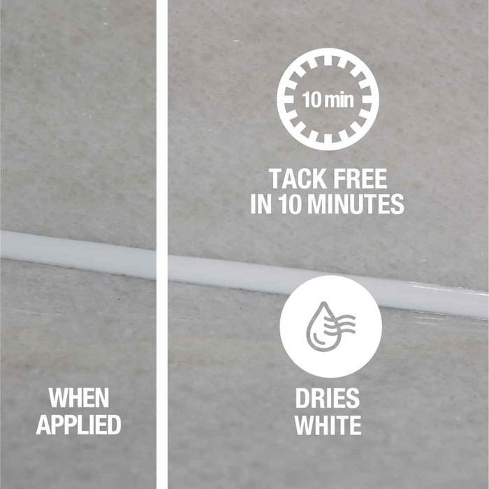 OATEY 30237 10.3 oz. White Silicone Sealant - Cartridge