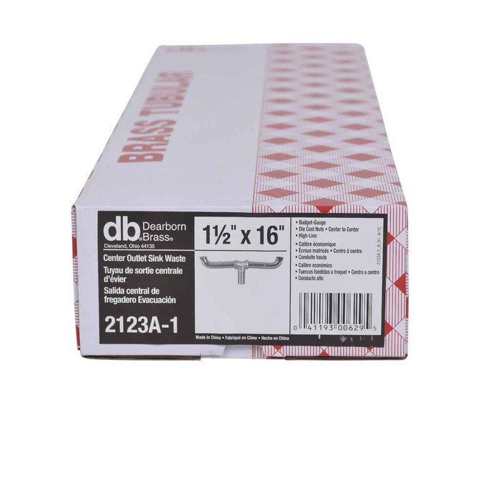 OATEY 2123A-1 Dearborn® 1-1/2" x 16" Center To Center, Hi-Line - Budget Ga.