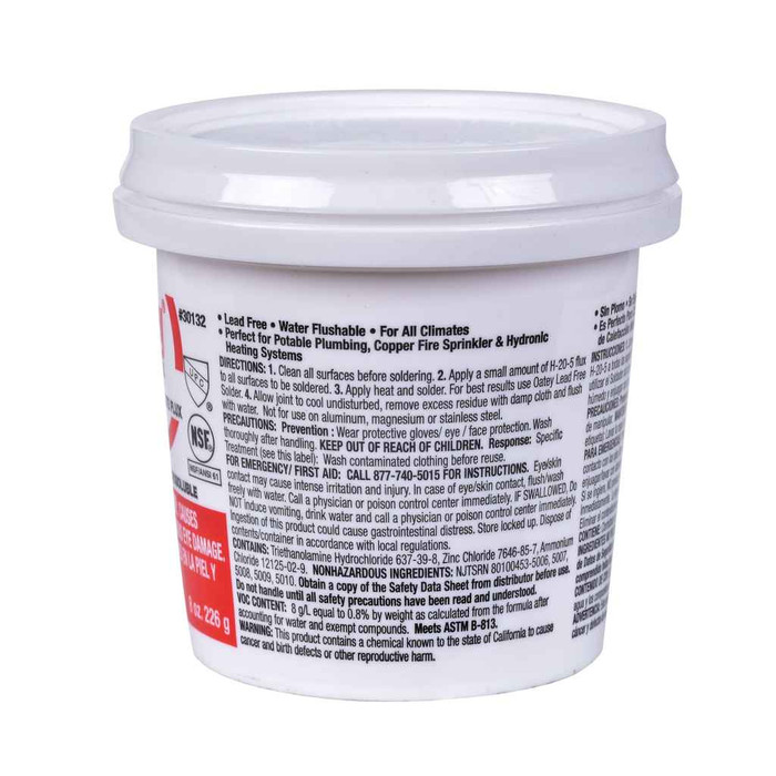 OATEY 30132 8 oz. H-205 Water Soluble Flux
