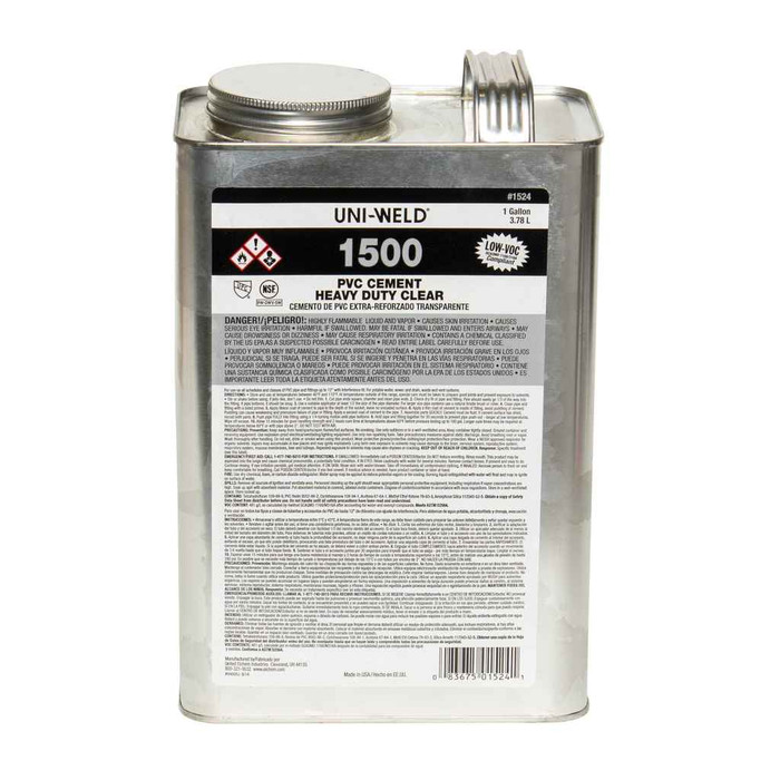 OATEY 1524 Gallon PVC Heavy Duty Clear Cement
