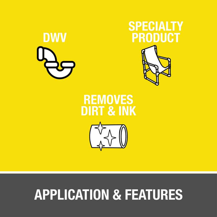 OATEY 30782 8 oz. Clear Cleaner