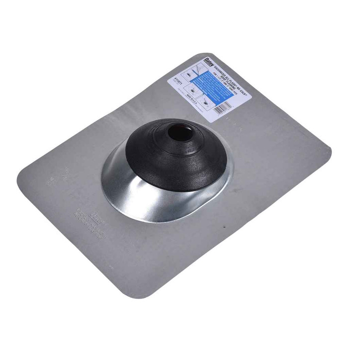 OATEY 11871 1.5 in. – 3 in. Galvanized All-Flash® No-Calk 11 in. x 14.5 in. Base Roof Flashing