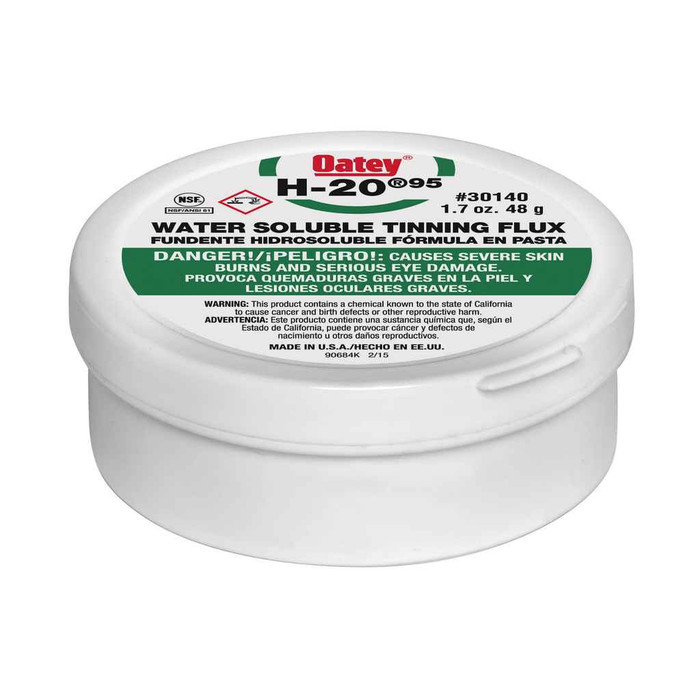 OATEY 30140 1.7 oz. H-20® 95 Water Soluble Tinning Flux