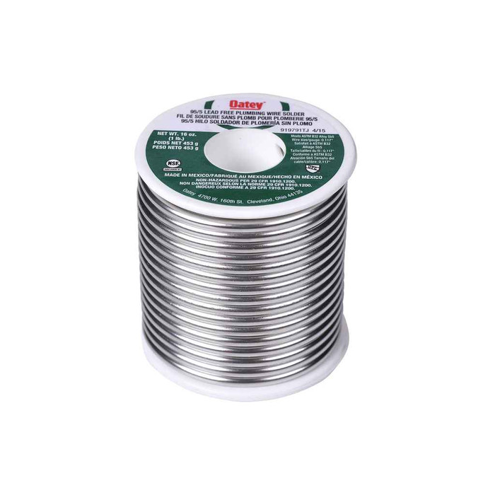 OATEY 22017 1 lb. 95/5 Wire Solder OATEY 22017 1 lb. 95/5 Wire Solder
