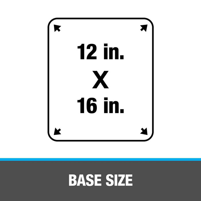 OATEY 11911 4 in. Thermoplastic No-Calk 12 in. x 16 in. Base Roof Flashing