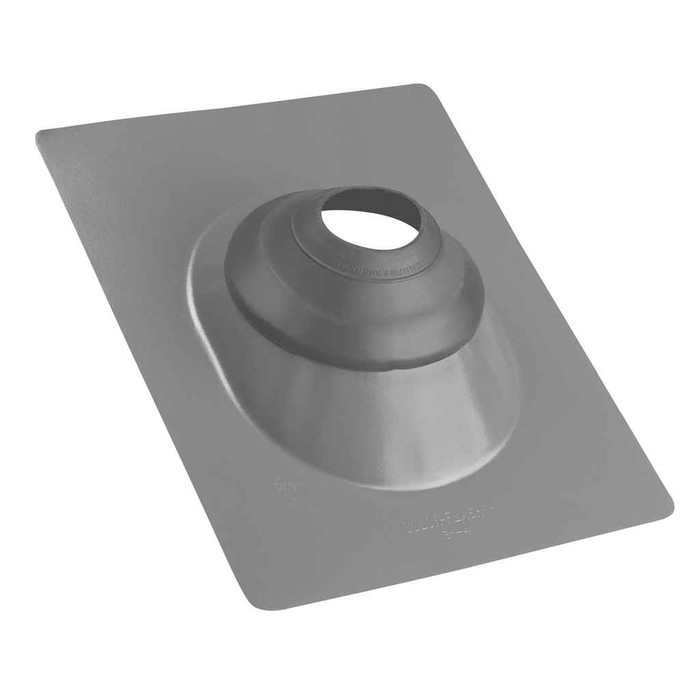 OATEY 11878 All-Flash® No-Calk® 3 in. – 4 in. Galvanized Gray 12 in. x 15 in. Base Roof Flashing