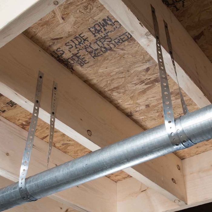 OATEY 33929 3/4" x 25' 28 Ga. Galvanized Steel Hanger Strap – Bagged