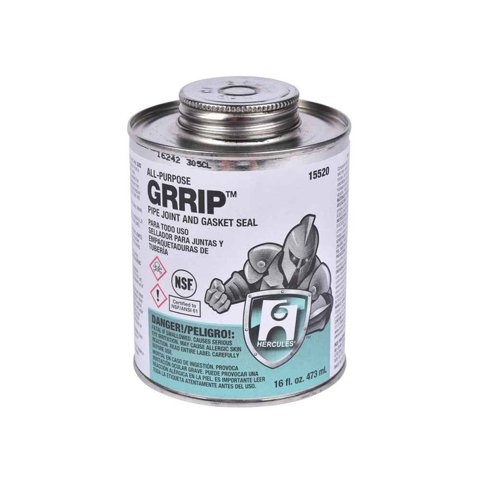 OATEY 15520 Hercules® 16 oz. All-Purpose GRIPP™ Pipe Joint and Gasket Seal