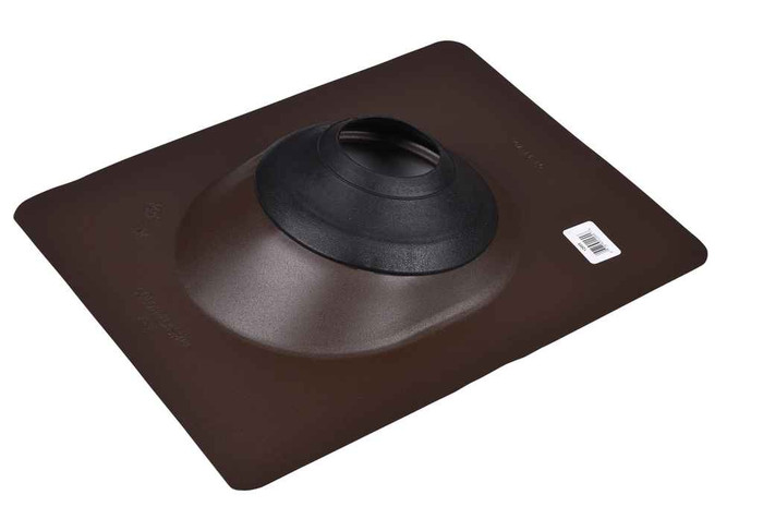 OATEY 12955 All-Flash® No-Calk® 3 in. – 4 in. Aluminum Brown 12 in. x 15 in. Base Roof Flashing