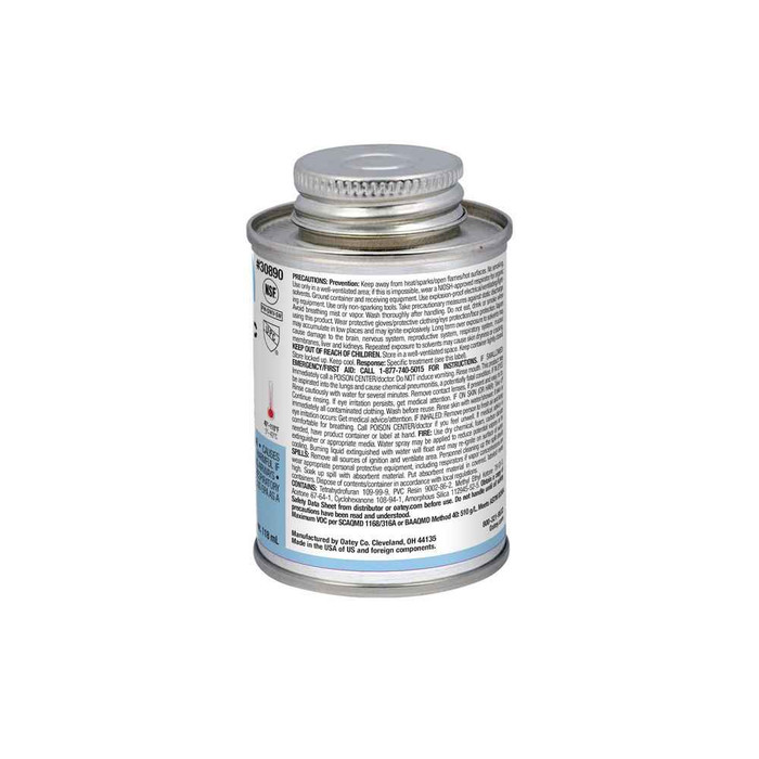 OATEY 30890 4 oz. PVC Rain-R-Shine® Body Blue Cement
