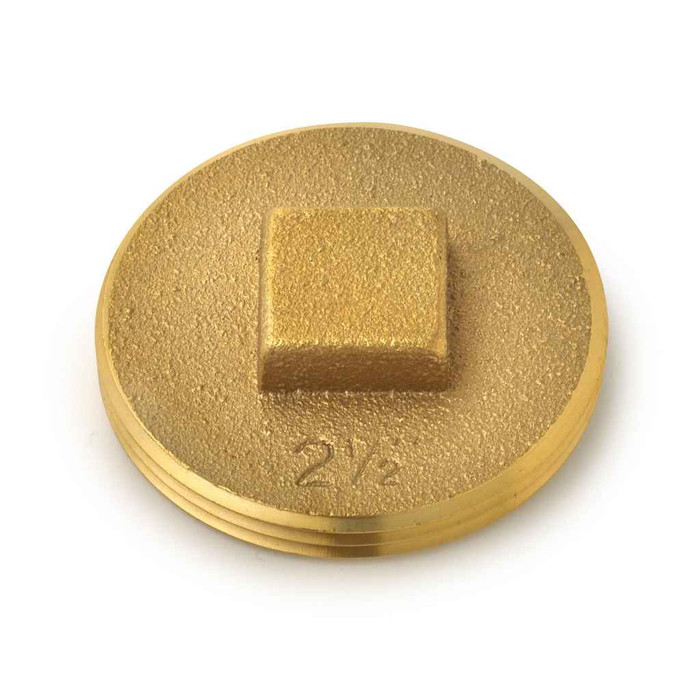 OATEY 42371 2-1/2 in. 185 Brass Cleanout Plug