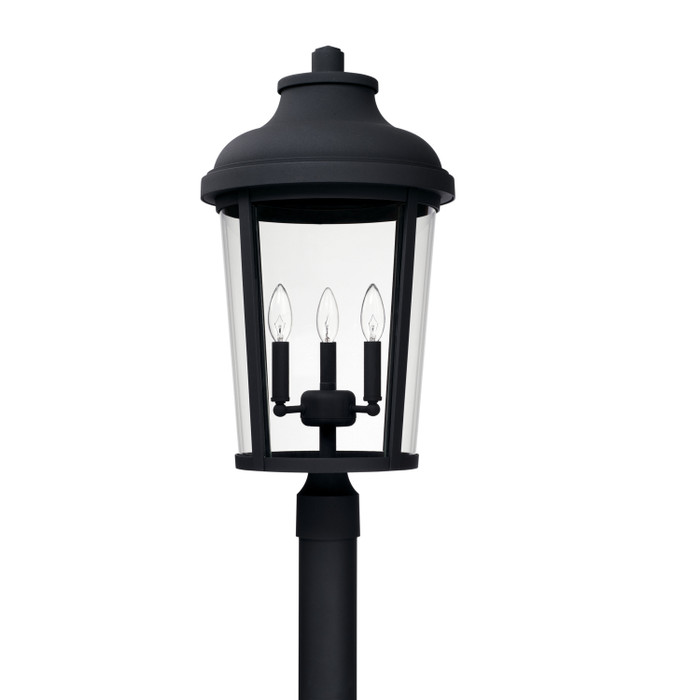 Capital Lighting CAP-927034 Dunbar Transitional 3-Light Outdoor Post-Lantern