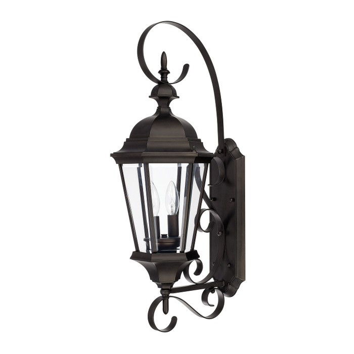 Capital Lighting CAP-9722 Carriage House Traditional 2-Light Outdoor Wall-Lantern
