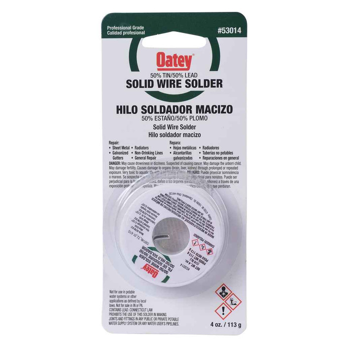 OATEY 53014 1/4 lb. 50/50 Wire Solder