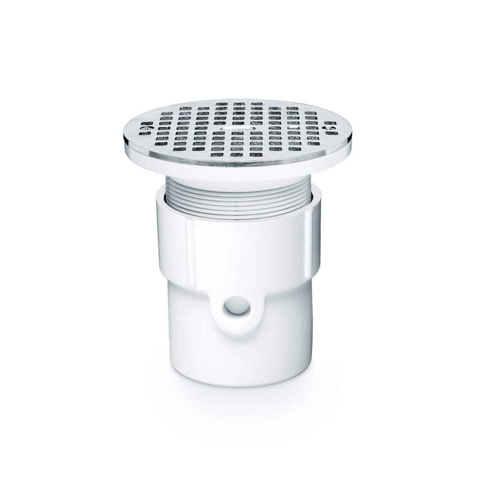 OATEY 72017 3" or 4" PVC General Purpose Drain w/ 5" SS Grate