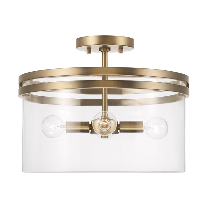 Capital Lighting CAP-248741 Fuller Transitional 4-Light Semi-Flush