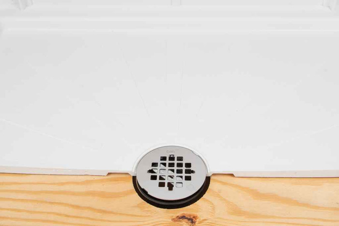 OATEY 42084 2 in. 101 PNC ABS No-Calk Shower Drain with Stainless Steel Strainer