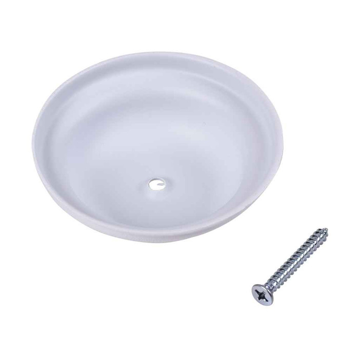 OATEY 34420 4 in. Bell White Cover Plate