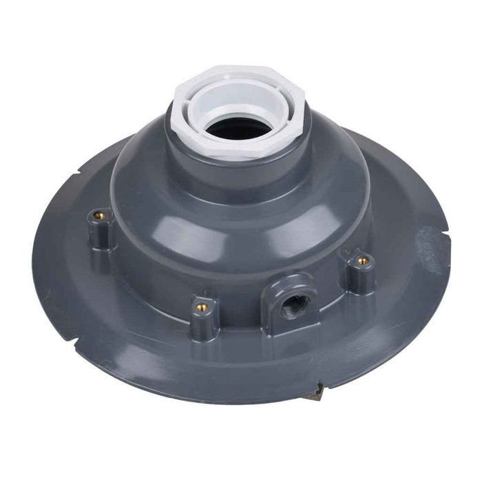 OATEY 72172 2" PVC Adj. Commercial Drain w/ 6" NI Grate & Square Ring