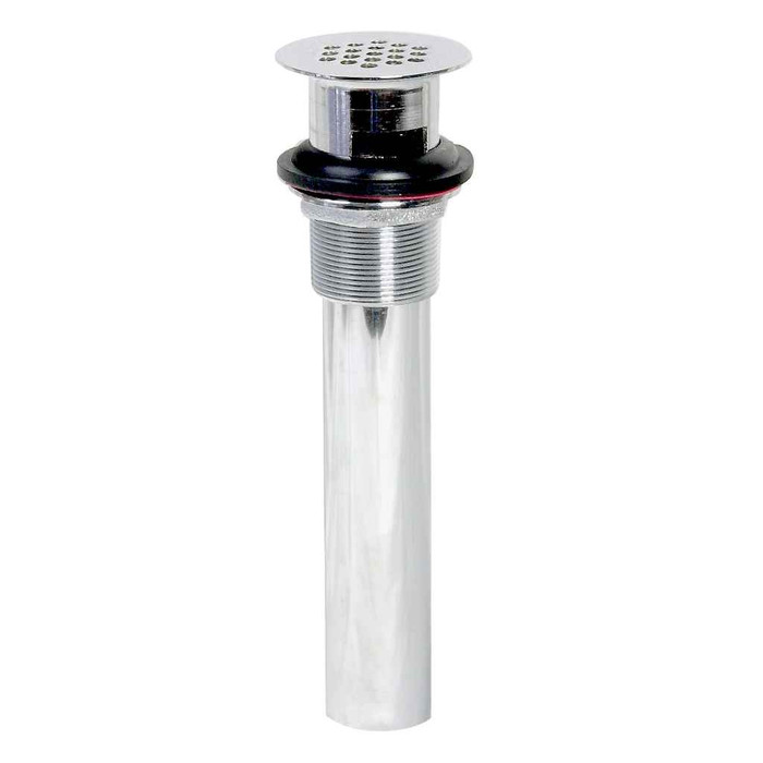 OATEY 760-1 Dearborn® Semi-Cast Grid Patent Overflow Plug w/ 1-1/4 in. x 6 in. - 17 Ga. Tailpiece