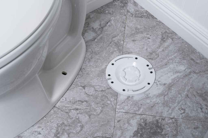 OATEY 43507 3 in. PVC Closet Flange with Plastic Ring and Test Cap