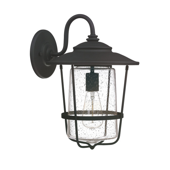 Capital Lighting CAP-9602 Creekside Urban / Industrial 1-Light Outdoor Wall-Lantern