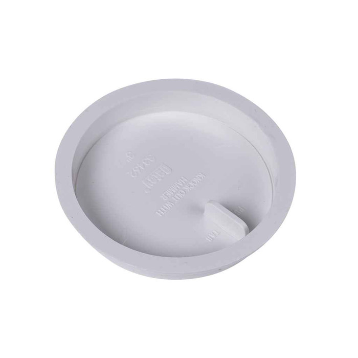 OATEY 39102 3" Knock-Out™ Test Cap w/Barcode