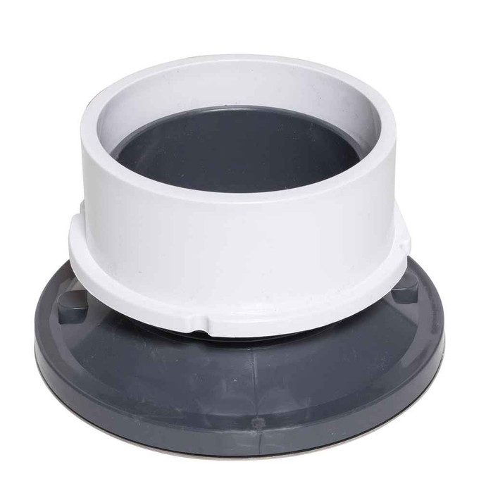 OATEY 72119 4" PVC Hub Base General Purpose Drain w/ 6" SS Grate