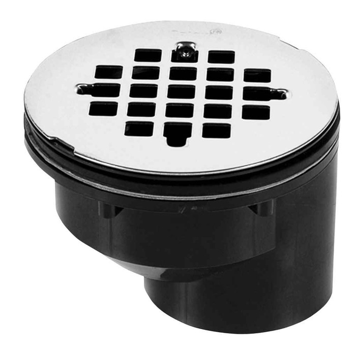 OATEY 42788 2 in. Offset ABS Shower Drain with Stainless Steel Strainer