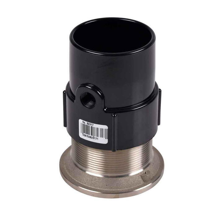 OATEY 82317 3" or 4" ABS General Purpose Pipe Fit Drain w/ 5" Cast NI Grate & Round Top