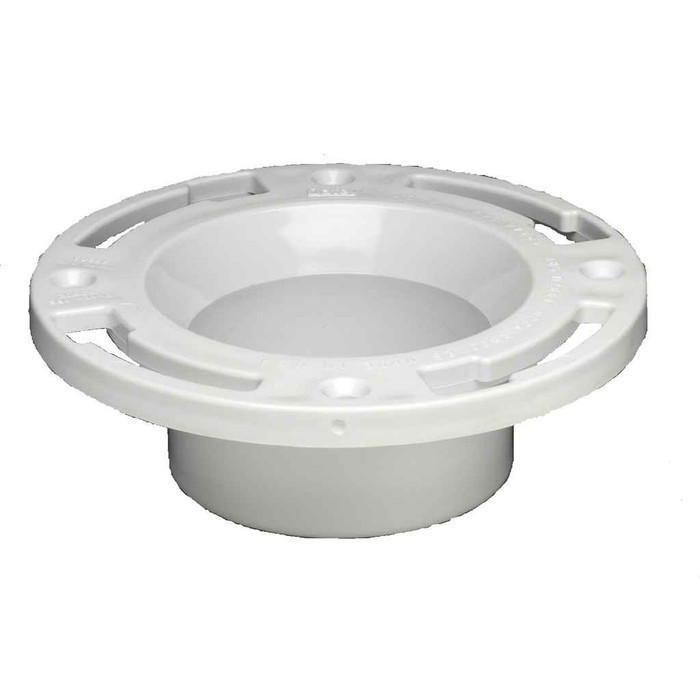 OATEY 43509 3 in. PVC Closet Flange with Plastic Ring without Test Cap