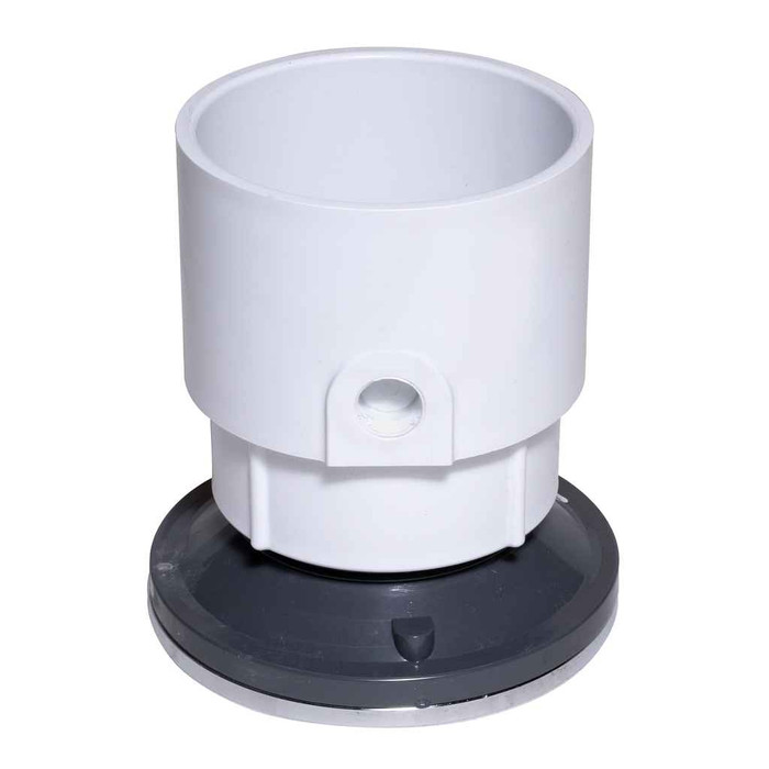 OATEY 74188 4" PVC Pipe Base General Purpose Cleanout w/ 6" CHR Cover