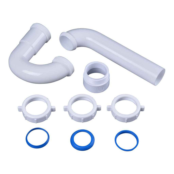 OATEY P9704BG Dearborn® 1-1/2 in. P-Trap w/ Threaded PVC Adapter, Bagged