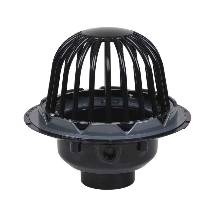 OATEY 88013 3" or 4" ABS Roof Drain w/ Plastic Dome