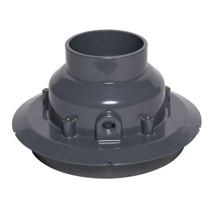 OATEY 76044 4" PVC Sediment Drain, Cast Iron Grate w/o Bucket