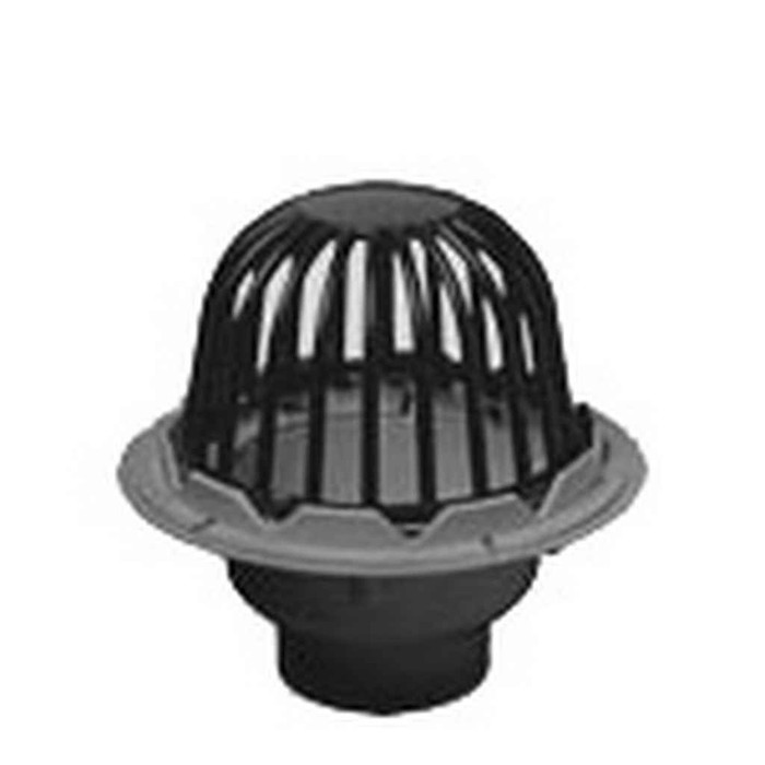 OATEY 78024 4" PVC Roof Drain w/ Cast Iron Dome