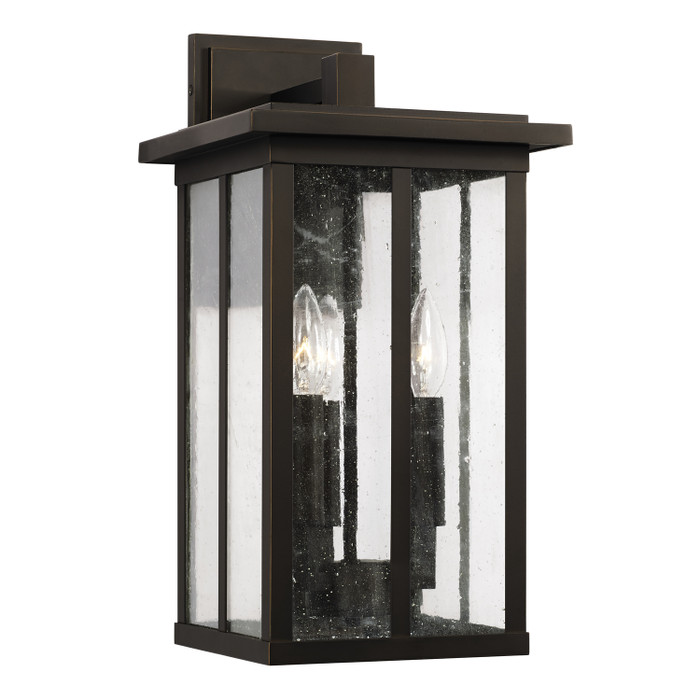 Capital Lighting CAP-943832 Barrett Transitional 3-Light Outdoor Wall-Lantern