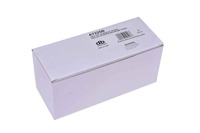 OATEY A7225B Dearborn® Dblue Half Kit, Schedule 40 - ABS Uni-Lift Stopper with Chrome Finish Trim