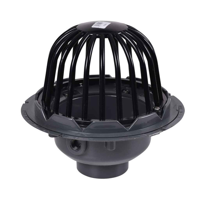 OATEY 78013 3" or 4" PVC Roof Drain w/ Plastic Dome