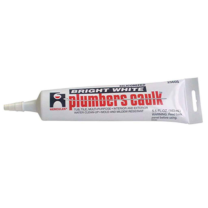 OATEY 25605 Hercules® 5.5 oz. Plumbers Caulk™ White - Tube Display